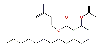 Isoprenyl 3-acetoxyhexadecanoate